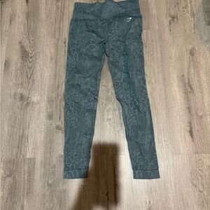 Gymshark Charcoal Textured Leggings